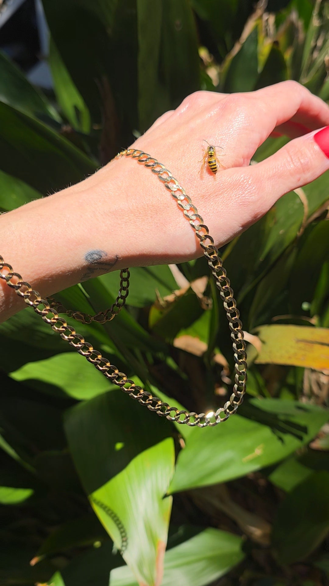 14k Cuban Sparkle Chain