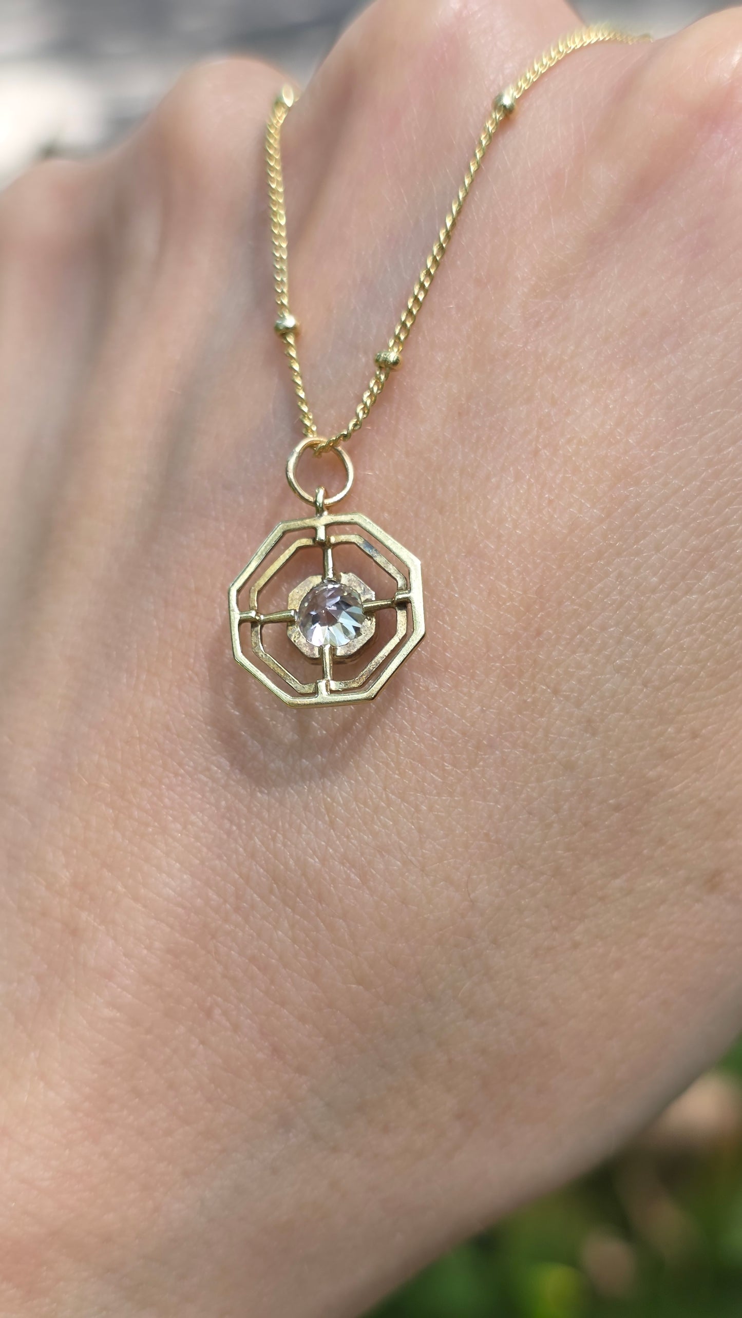 14k Omc Target Pendant
