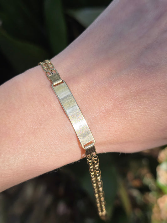 14k Mariner Link ID Bracelet