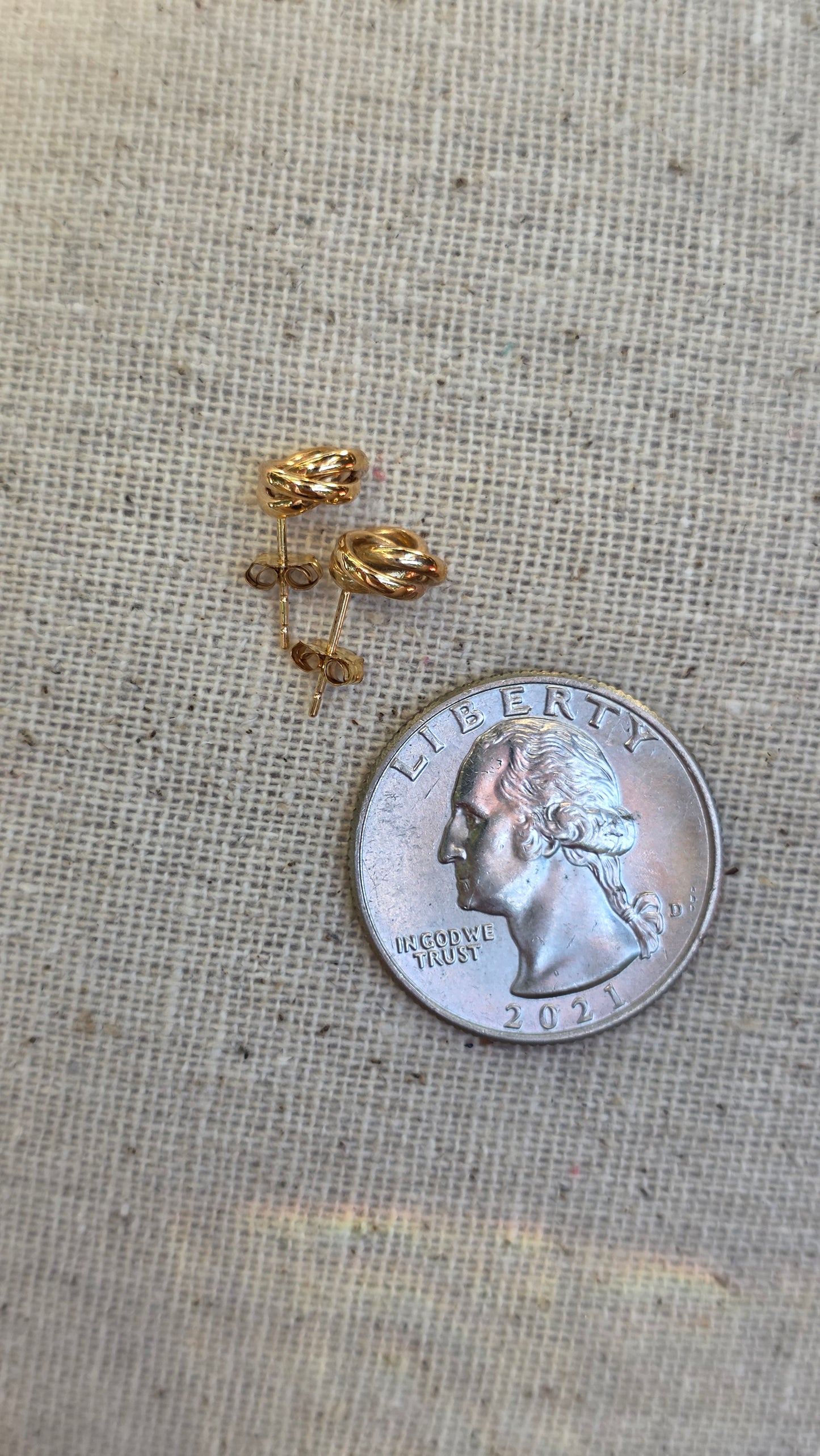 14k Love Knot Earrings