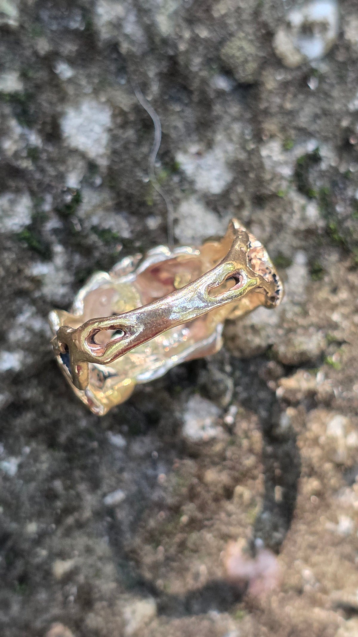 14k Nude Couple Ring