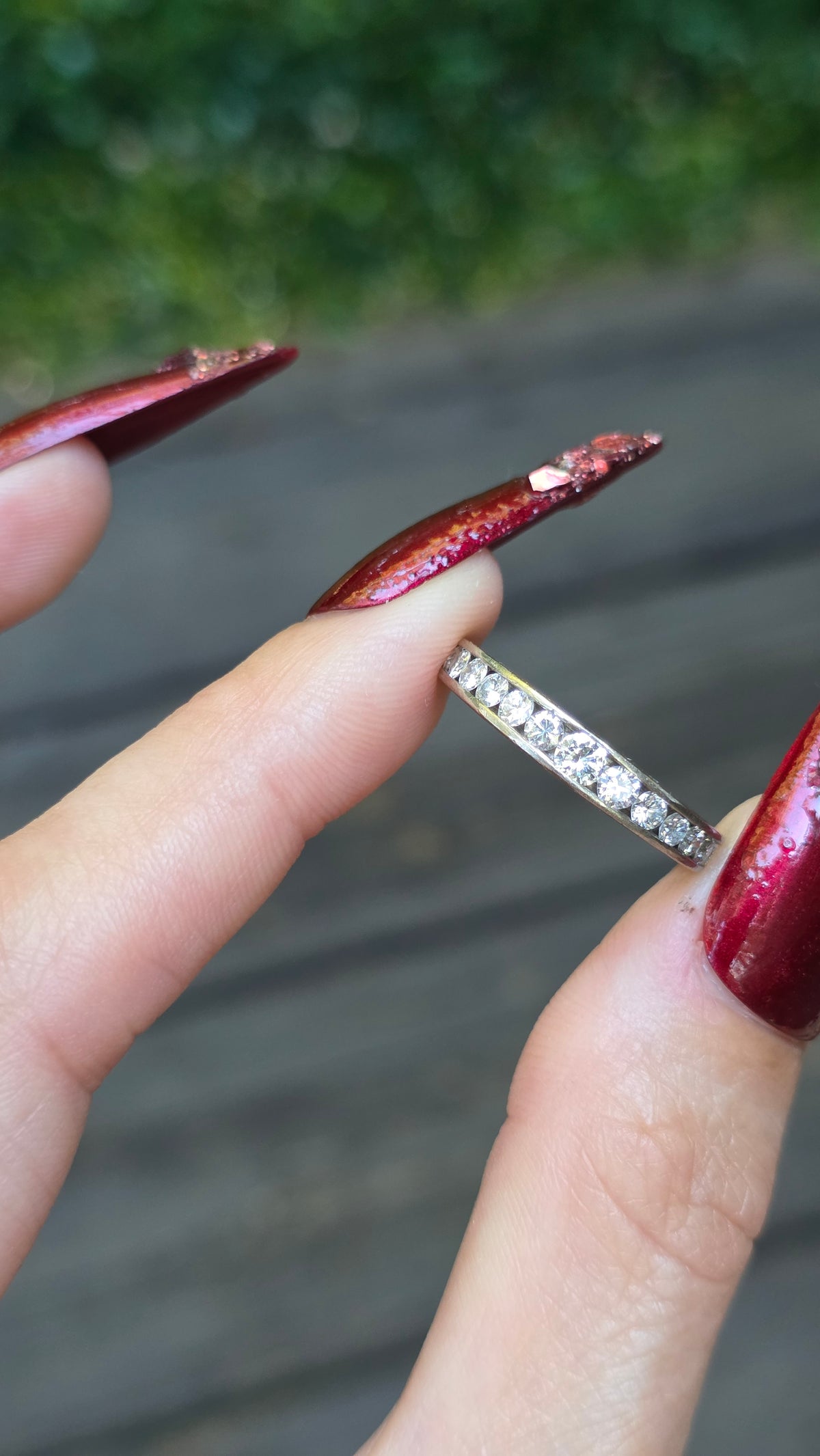18k Diamond Eternity Band