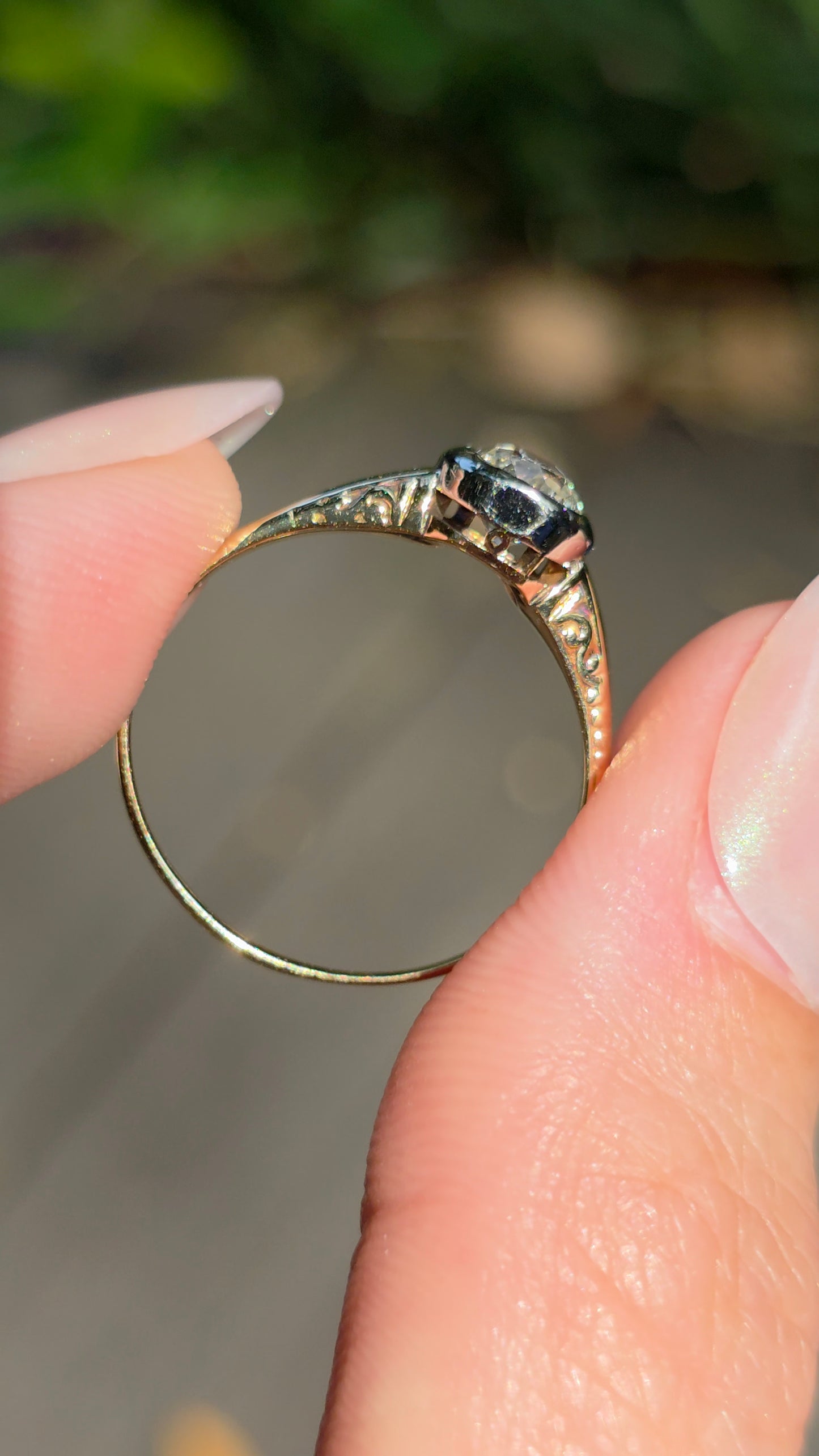 18k Two-Tone OMC Ring