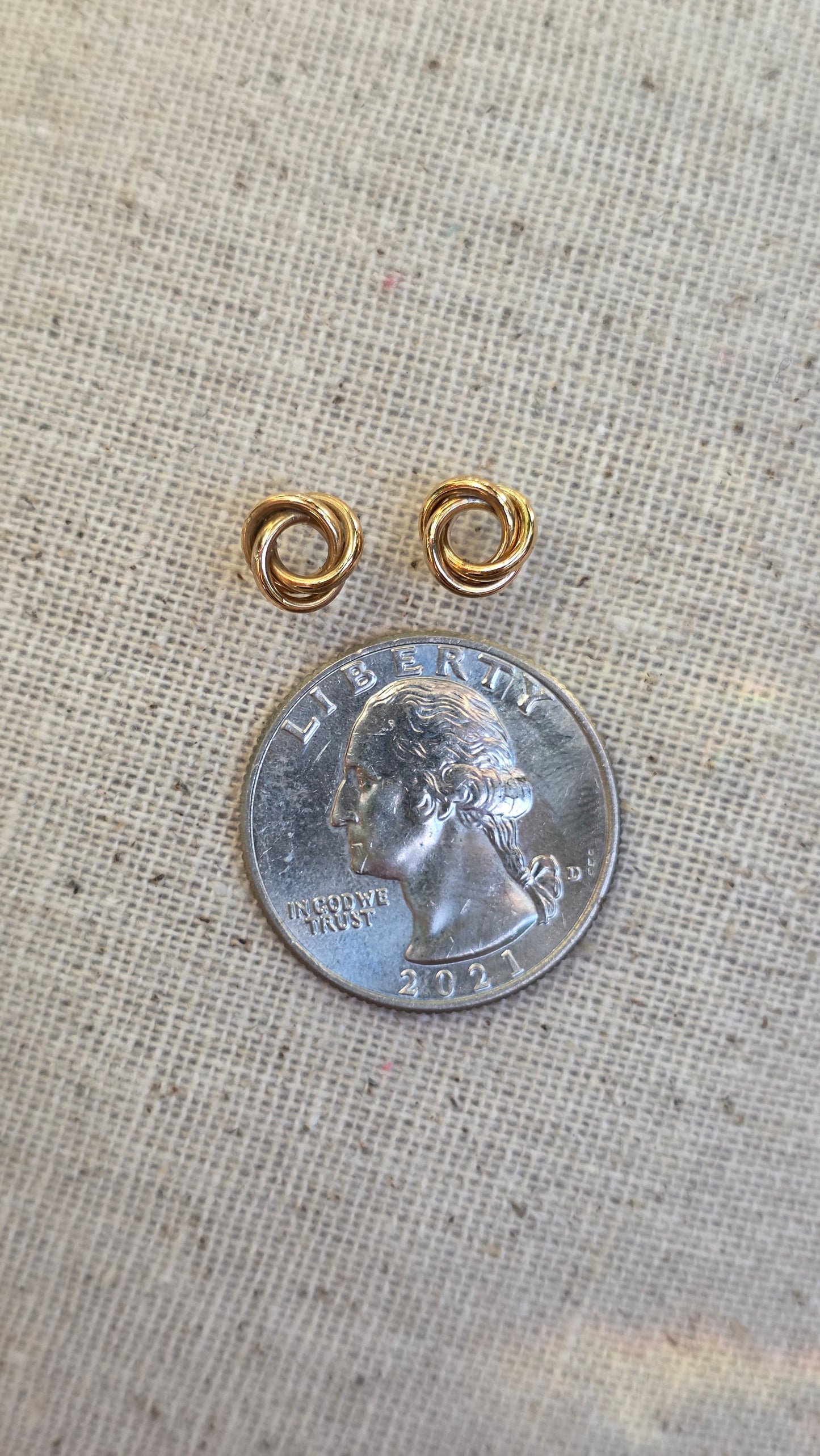 14k Love Knot Earrings