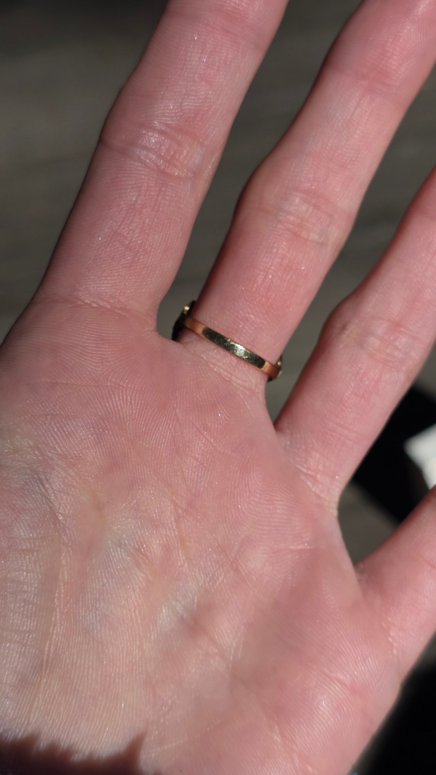 10k Triple Heart Ring